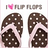 Flip flops icon graphics