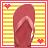 Flip flops icon graphics