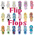 Flip flops icon graphics