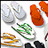 Flip flops icon graphics