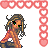 Hearts icon graphics