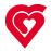 Hearts icon graphics