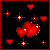 Hearts icon graphics