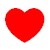 Hearts icon graphics