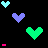 Hearts icon graphics