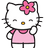 Hello kitty icon graphics