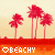 Palm tree icon graphics