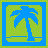 Palm tree icon graphics