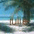 Palm tree icon graphics