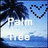 Palm tree icon graphics