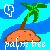 Palm tree icon graphics