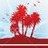 Palm tree icon graphics