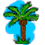 Palm tree icon graphics