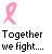 Pink ribbon icon graphics