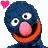 Sesame street grover icon graphics