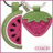 Strawberries icon graphics