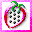 Strawberries icon graphics