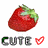 Strawberries icon graphics