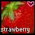 Strawberries icon graphics