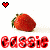 Strawberries icon graphics