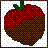 Strawberries icon graphics