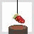 Strawberries icon graphics
