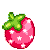 Strawberries icon graphics