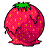 Strawberries icon graphics