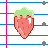 Strawberries icon graphics