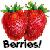 Strawberries icon graphics