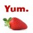 Strawberries icon graphics