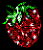 Strawberries icon graphics