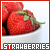 Strawberries icon graphics