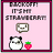 Strawberries icon graphics