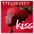 Strawberries icon graphics