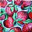 Strawberries icon graphics