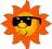 Sun icon graphics