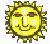 Sun icon graphics