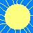 Sun icon graphics