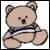 Teddy bears icon graphics