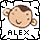 Alex icon graphics