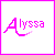 Alyssa icon graphics