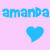 Amanda icon graphics