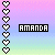 Amanda icon graphics