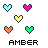 Amber icon graphics