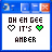 Amber icon graphics