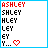 Ashley icon graphics