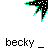 Becky icon graphics