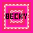 Becky icon graphics