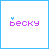 Becky icon graphics